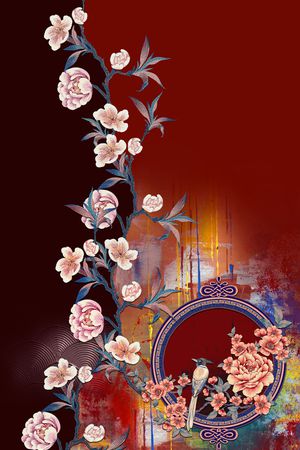 鸟印花华亿平台图片