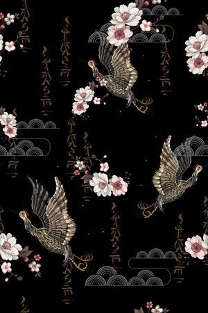 中国风印花华亿平台图片