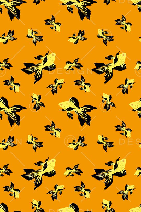 金鱼印花华亿平台图片