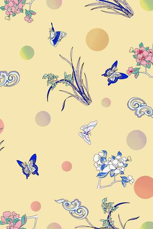 波点印花华亿平台图片