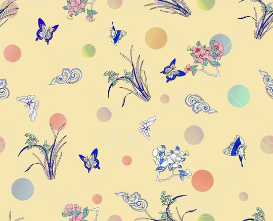 波点印花华亿平台图片