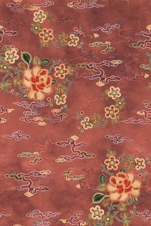 中国风印花华亿平台图片