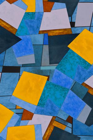 几何印花华亿平台图片