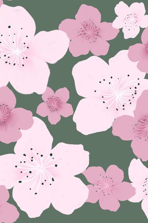 平面花卉印花华亿平台图片