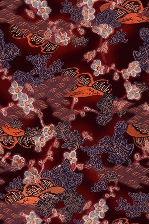 中老年印花华亿平台图片