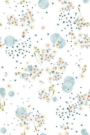 白底花印花华亿平台图片