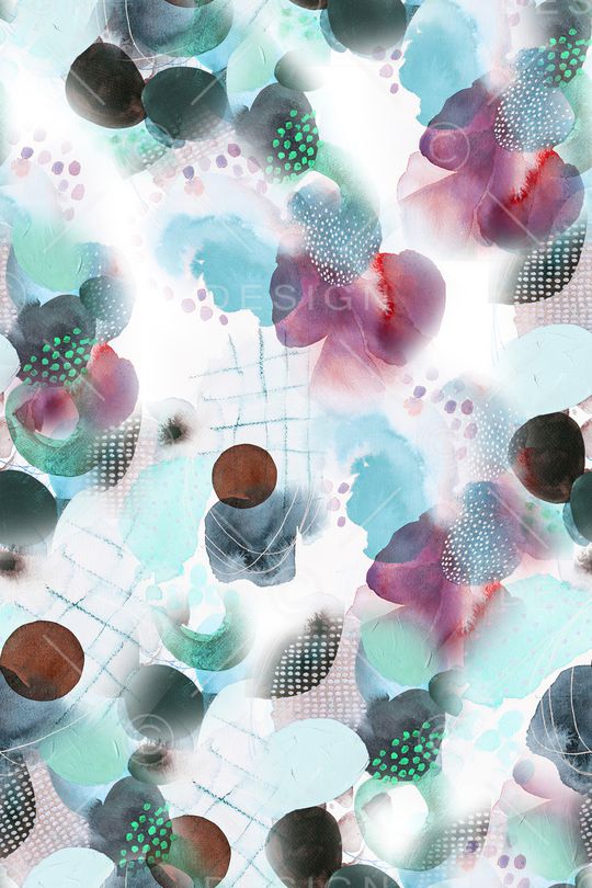 水彩印花华亿平台图片