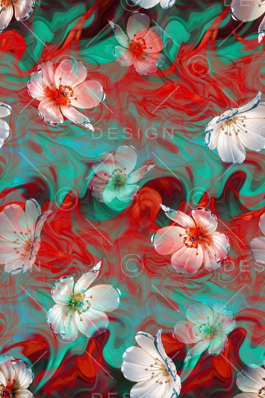 抽象印花华亿平台图片