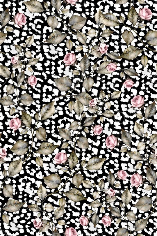 豹纹印花华亿平台图片