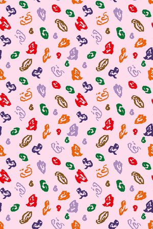 抽象印花华亿平台图片