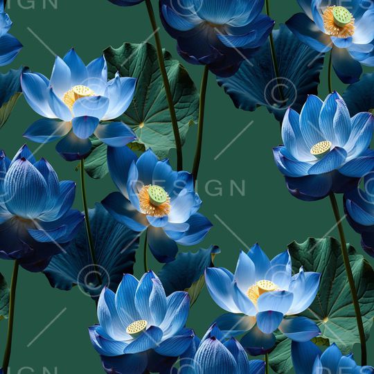 黑底花卉印花华亿平台图片