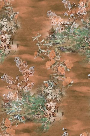 中国风印花华亿平台图片