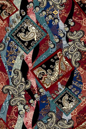 民族风印花华亿平台图片