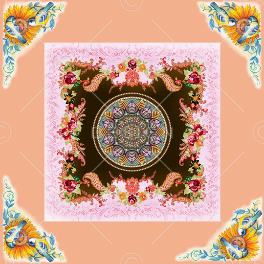 民族风印花华亿平台图片