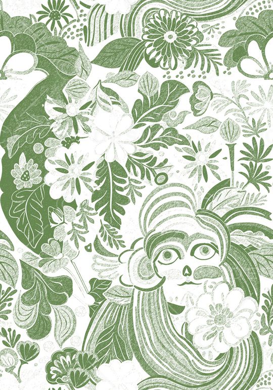 抽象印花华亿平台图片