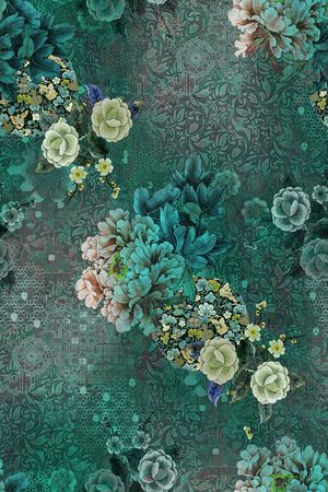 中国风印花华亿平台图片