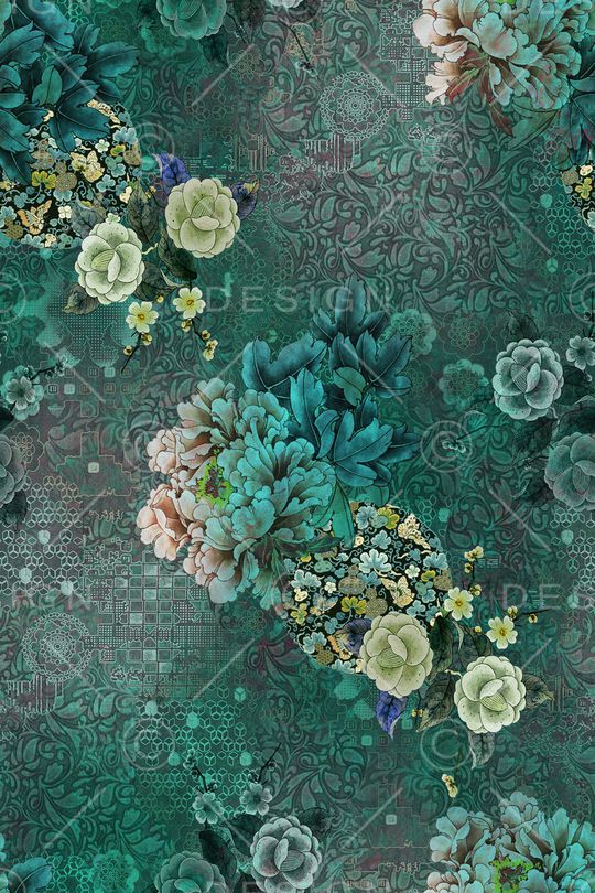 中国风印花华亿平台图片