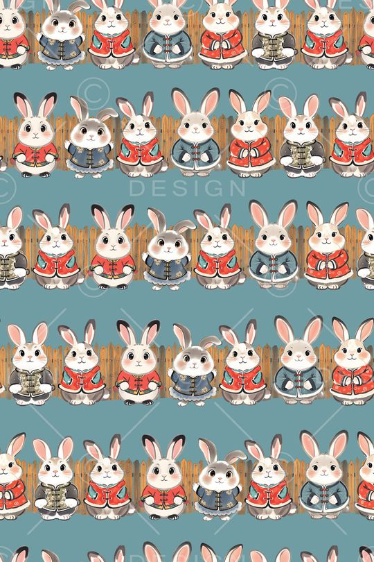 兔子印花华亿平台图片