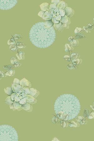 植物印花华亿平台图片