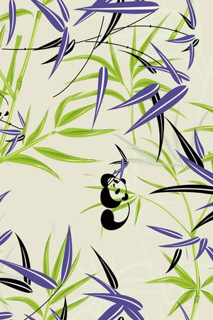 竹叶印花华亿平台图片