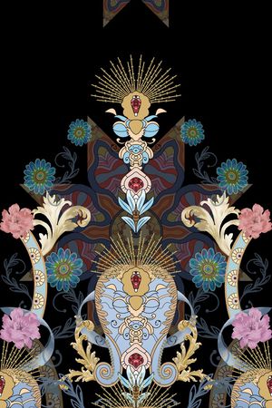 定位花印花华亿平台图片