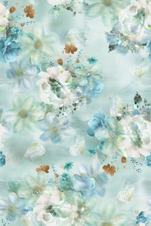 小清新印花华亿平台图片