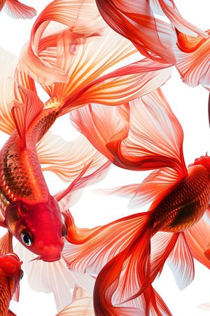 红金鱼印花华亿平台图片