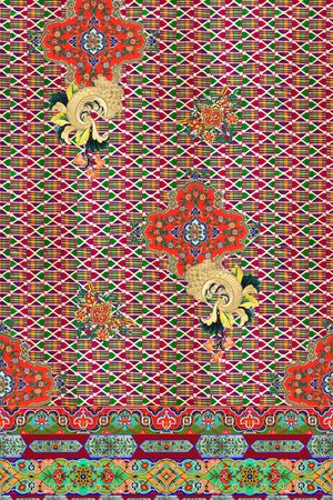 中国风印花华亿平台图片