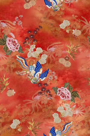 中国风印花华亿平台图片