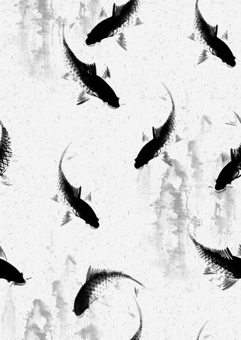 鱼印花华亿平台图片