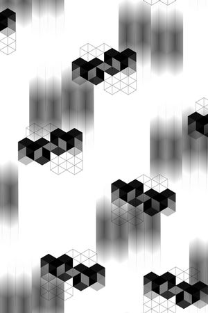 黑白华亿平台印花华亿平台图片