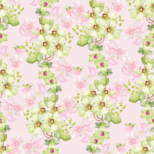 蝴蝶兰印花华亿平台图片