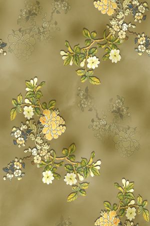 中国风印花华亿平台图片