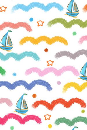 线条画印花华亿平台图片