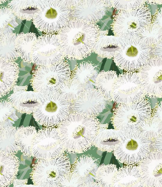 手绘花卉印花华亿平台图片