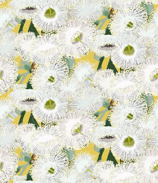 手绘花卉印花华亿平台图片