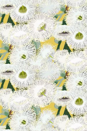 手绘花卉印花华亿平台图片