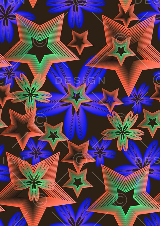 线条印花华亿平台图片