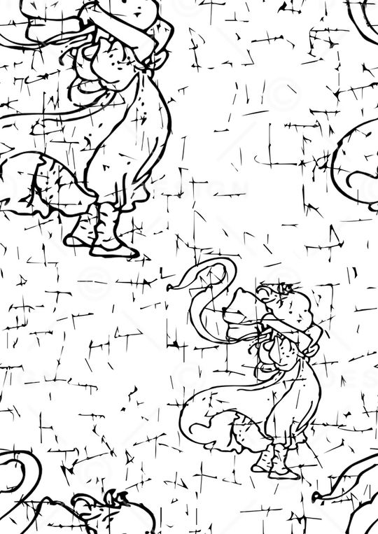 黑白印花华亿平台图片