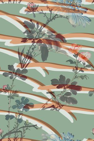 条纹印花华亿平台图片