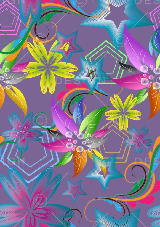 抽象印花华亿平台图片