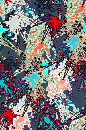 抽象印花华亿平台图片