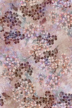 真丝印花华亿平台图片