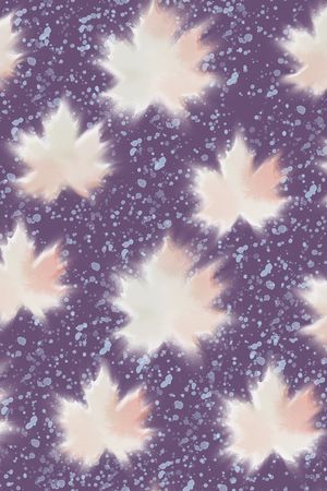 枫叶印花华亿平台图片