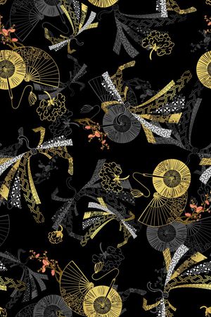 中国风印花华亿平台图片