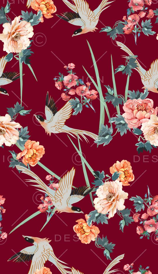 鸟印花华亿平台图片