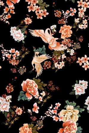 鸟印花华亿平台图片