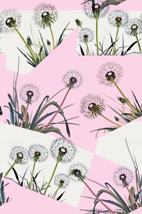 植物印花华亿平台图片