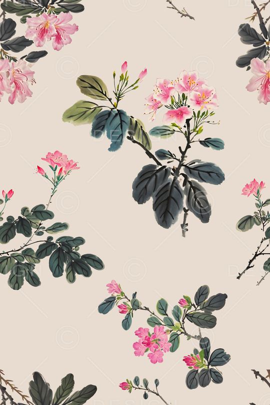 中国风印花华亿平台图片