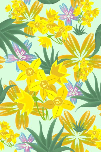 植物印花华亿平台图片